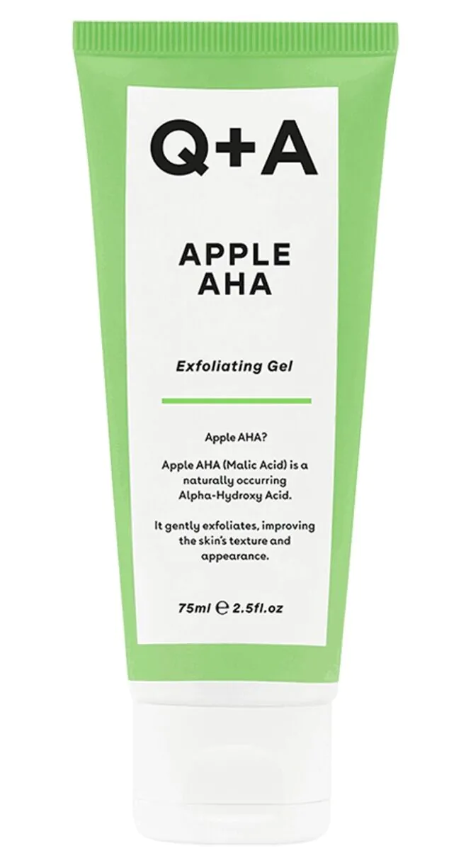 Q+A Apple AHA - šveičiamasis gelis su obuolių AHA rūgštimi 75 ml