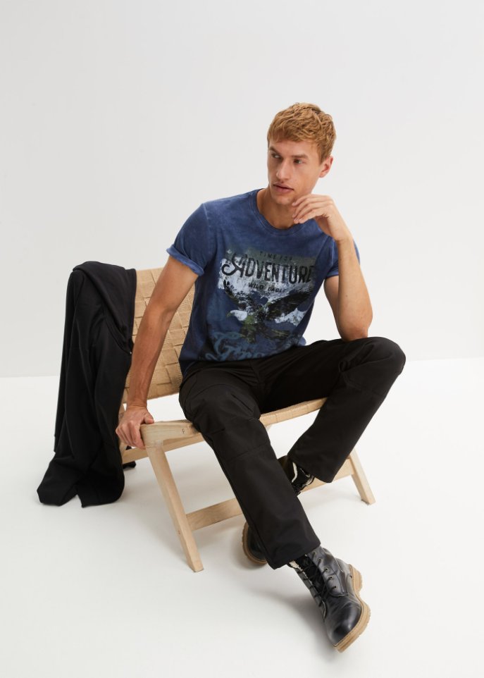 cold-dyed T-Shirt aus nachhaltiger Baumwolle