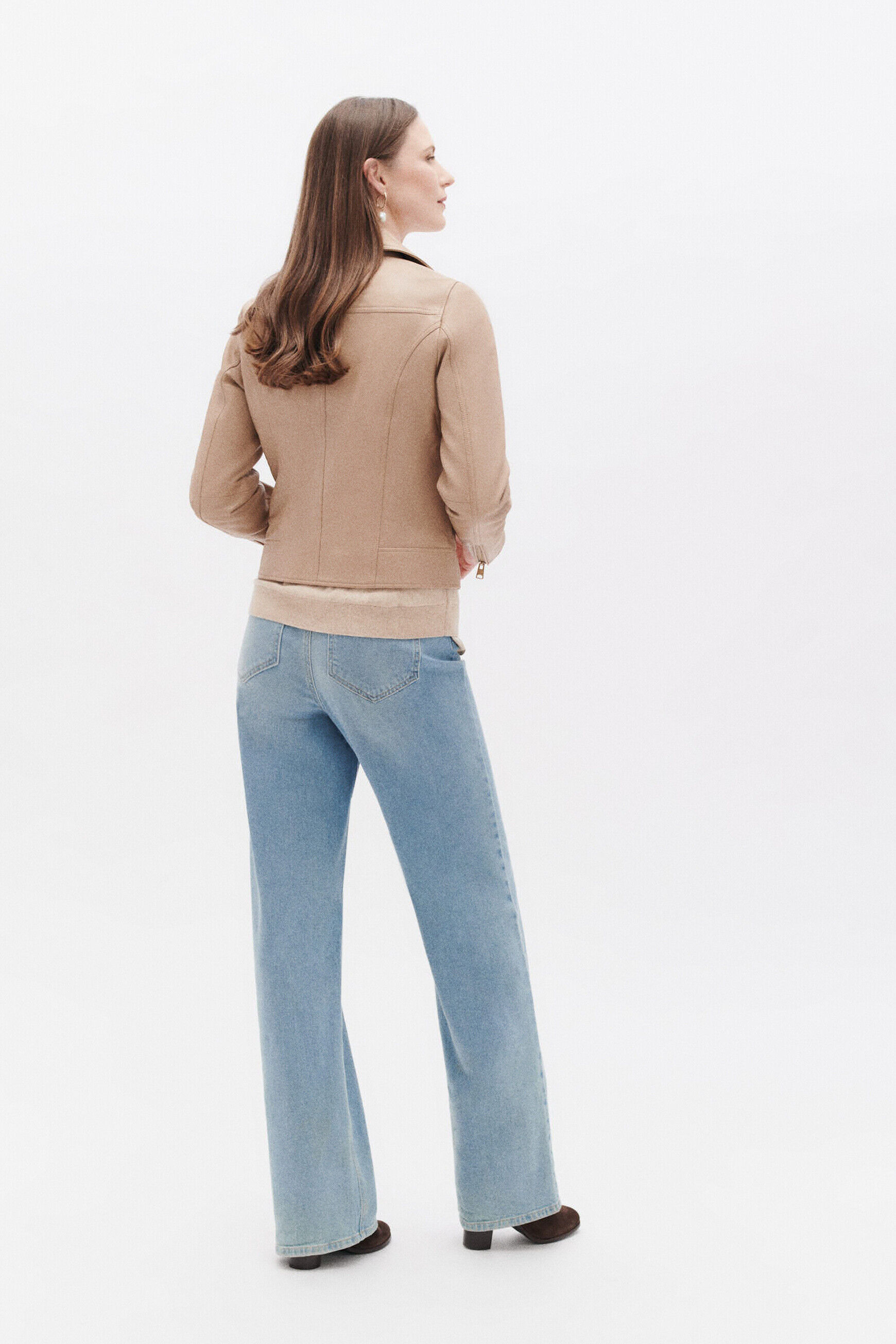 Veste vesna marron femme