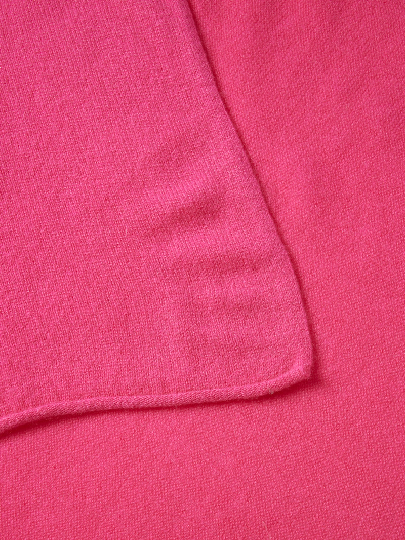 Strickschal aus Kaschmir in pink