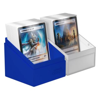 Ultimate Guard Boulder Deck Case 100+ Synergy Blau/Weiß