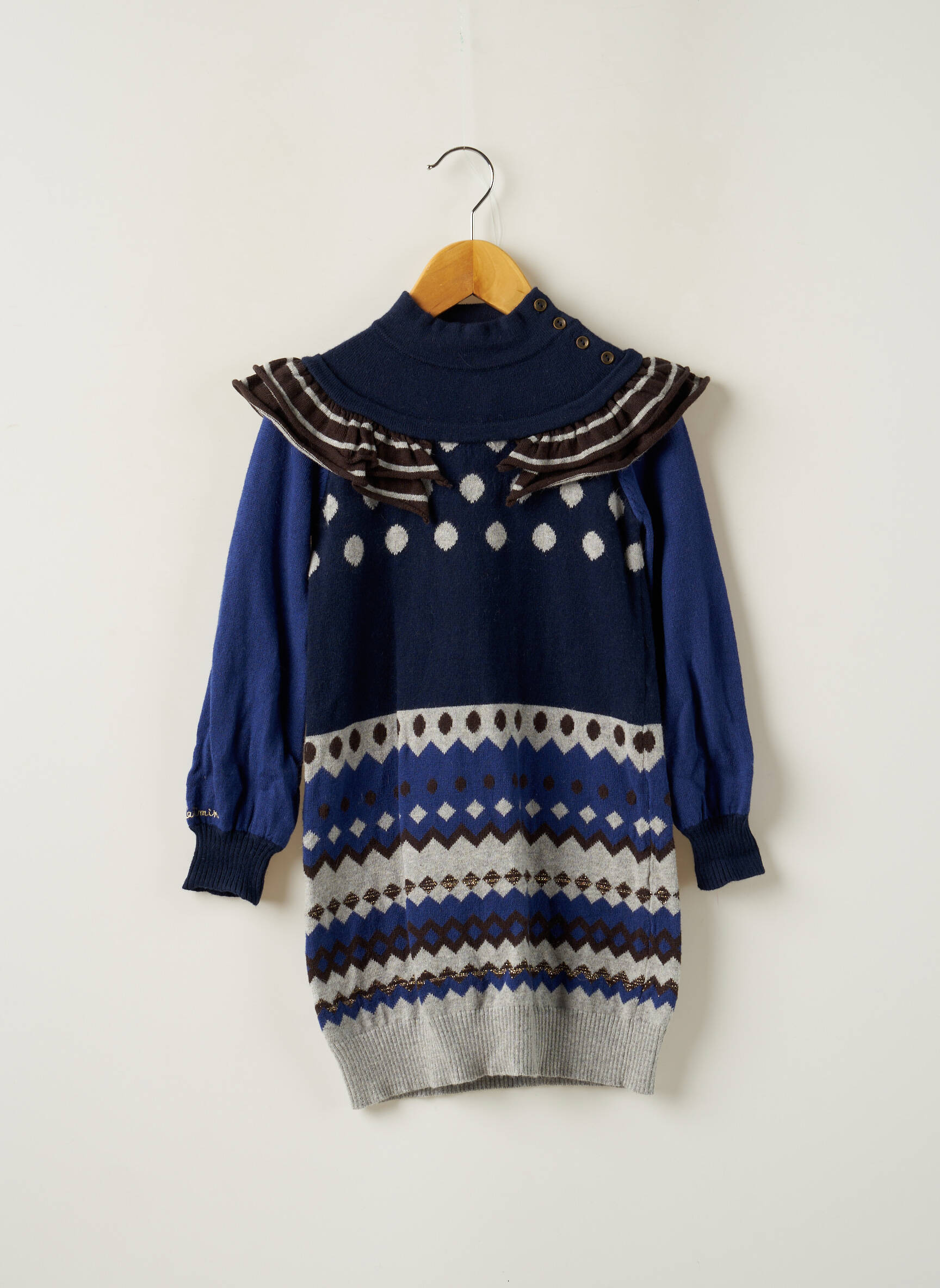 Catimini Robes Mi Longues Fille couleur bleu