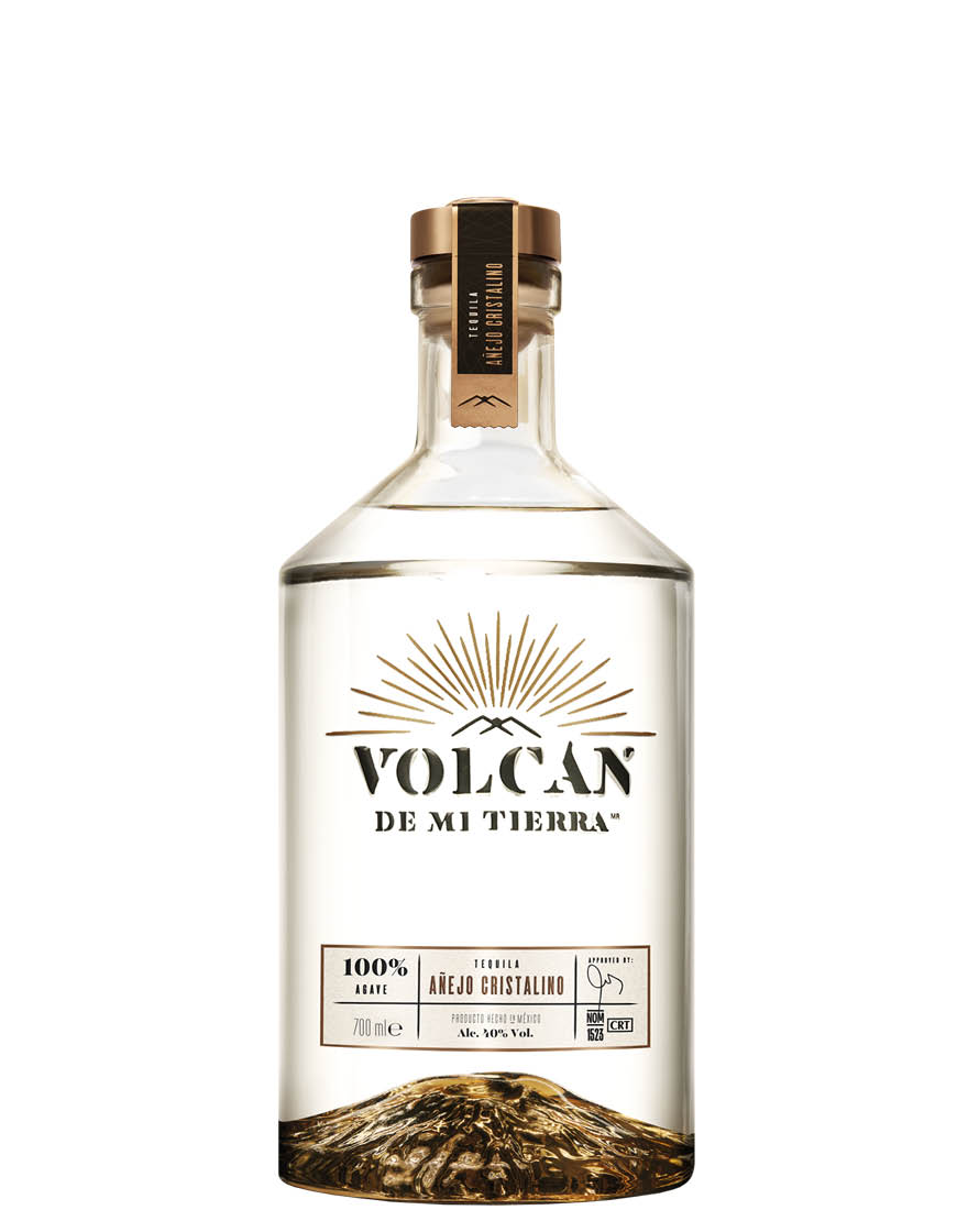 Tequila Añejo Cristalino Volcán de mi Tierra 0,7 ℓ