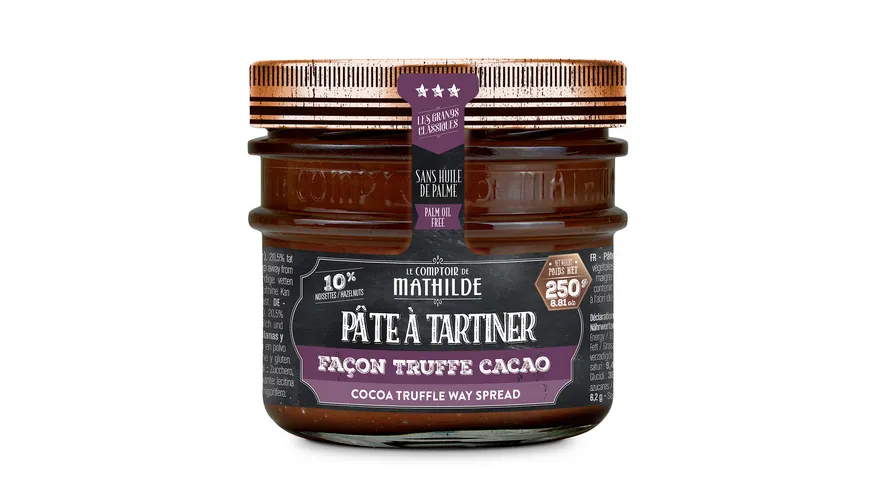 Le Comptoir de Mathilde Dunkler Schoko-Aufstrich nach Trüffel Art 250 g