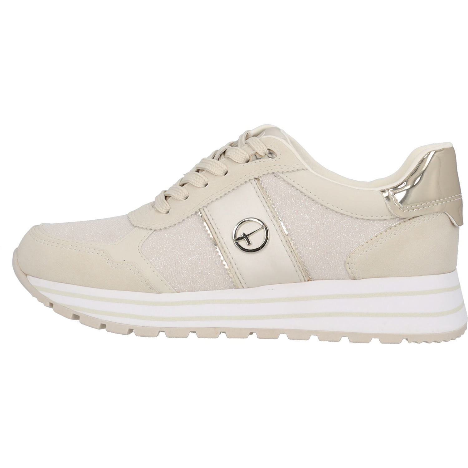 Tamaris 23727, Schnürschuhe, Damen, Beige