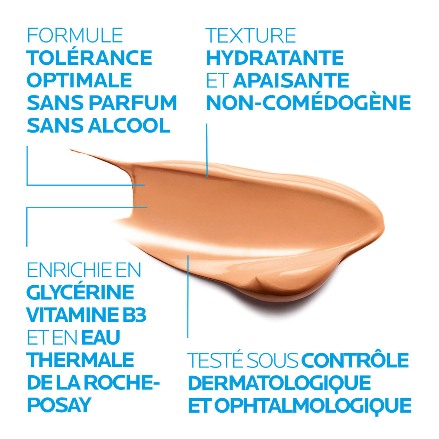 la roche-posay Toleriane Sensistive Le Teint Pour Les Peaux Sensibles à Très Sensibles. Rougeurs, Tiraillements, Picotements, Sécheresses 50 ml