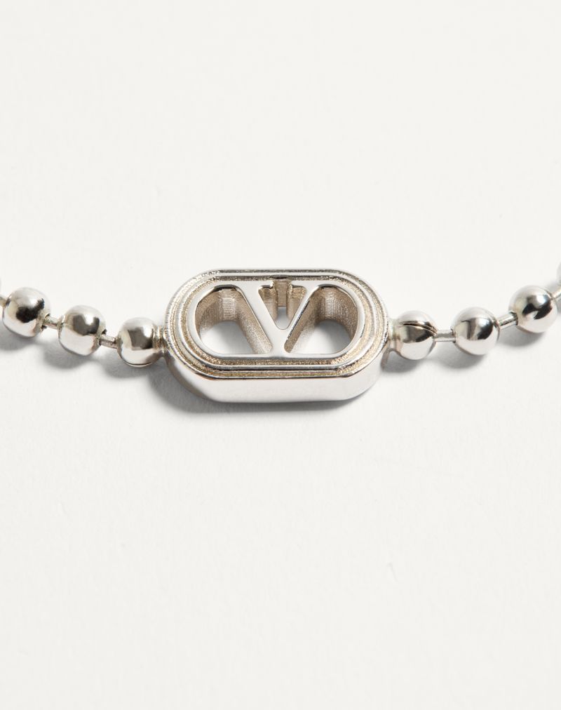 Pulseira oval de metal