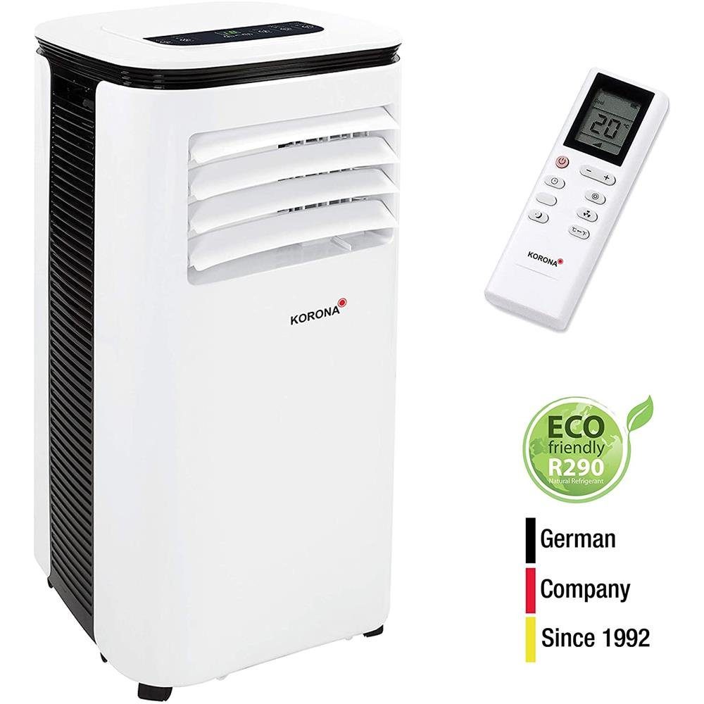 KORONA 3-in-1-Klimagerät 82001 Iceberg 9.0 ECO, Klimaanlage, Entfeuchter, Mobile Klimaanlage, LCD Fernbedienung