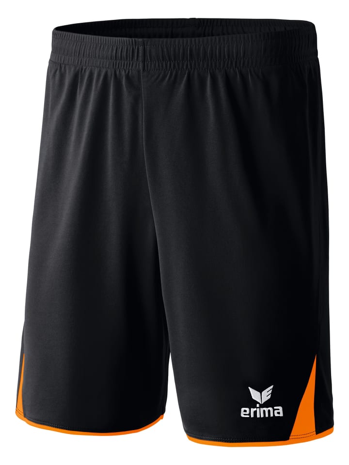 erima Classic 5-C Shorts in schwarz/orange günstig kaufen