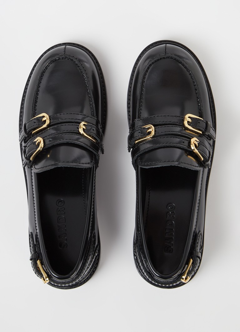 Mocasini din piele Sandro