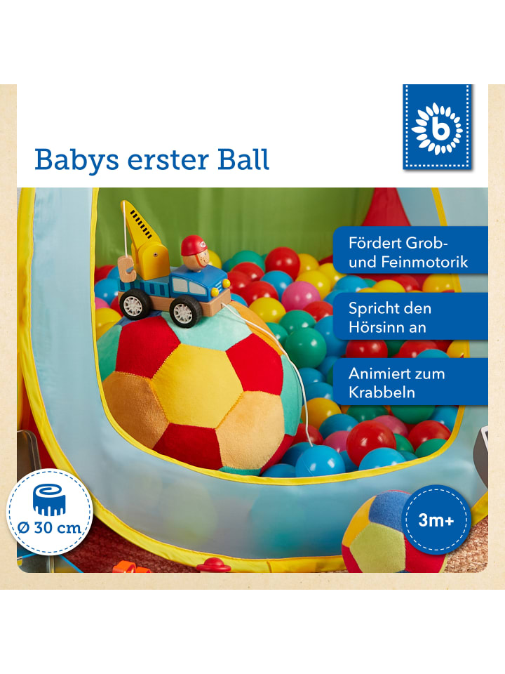 Bieco Spielwaren Softball Baby Rassel - ab 6 Monate in Mehrfarbig günstig kaufen onesize