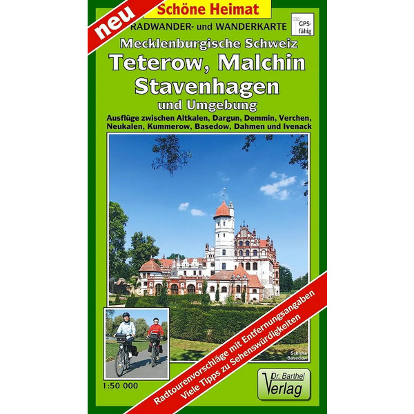 RADWANDER- UND WANDERKARTE MECKLENBURGISCHE SCHWEIZ, TETEROW