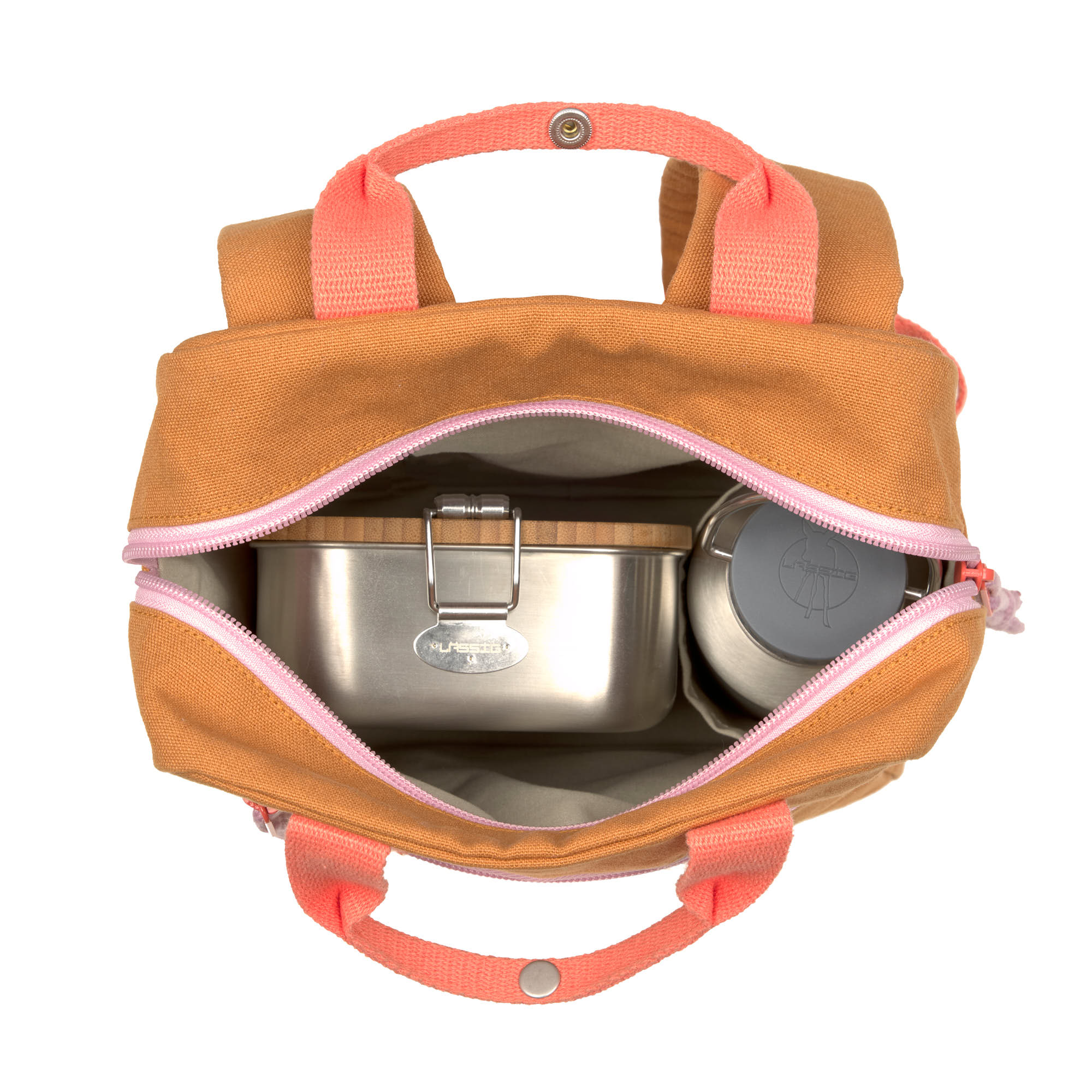Kindergartenrucksack Square Little One & Me - Small, Karamell