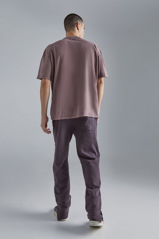 Oversize T-Shirt mit Acid-Waschung