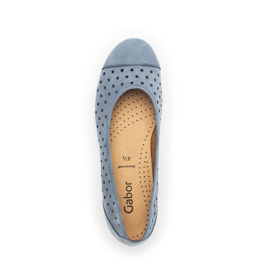 Gabor fashion Sportliche Ballerina blau
