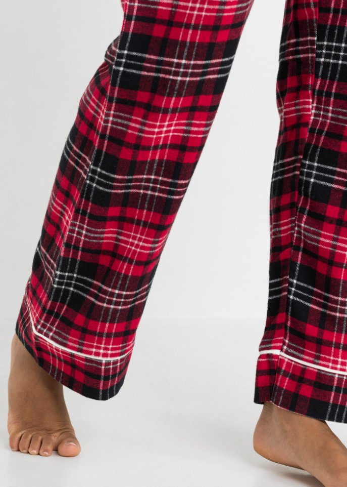 Gewebte Pyjamahose aus Flanell