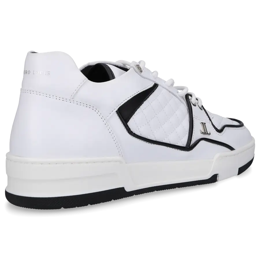 Leandro Lopes - Sneaker low JORDY V Kalbsleder - weiß