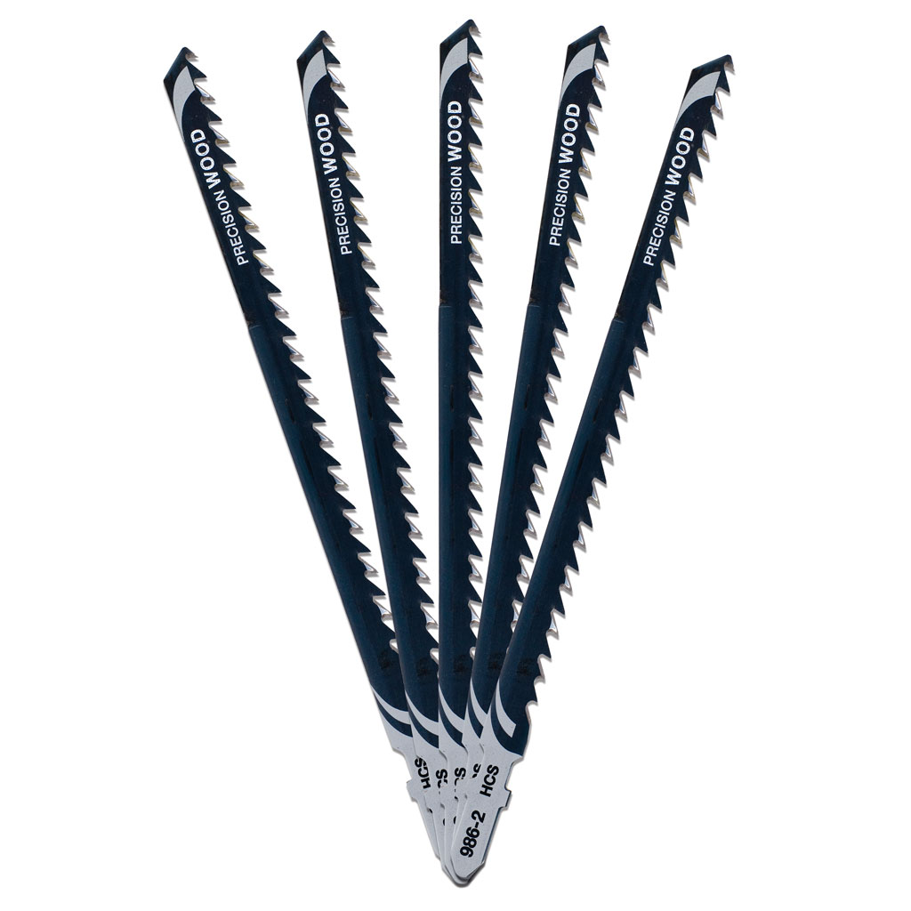 Příslušenství DeWalt DT2076-QZ Plátky do přímočaré pily HCS® 150 x 4 x 100 mm (T344DP) 5 kusů