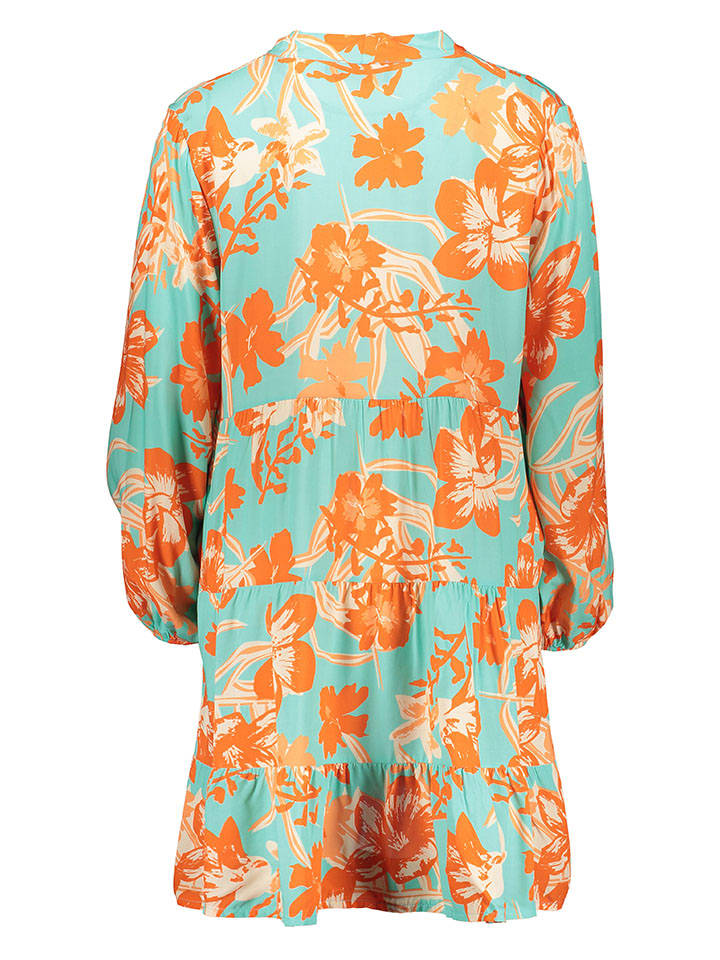 miss goodlife Kleid in Türkis/ Orange günstig kaufen