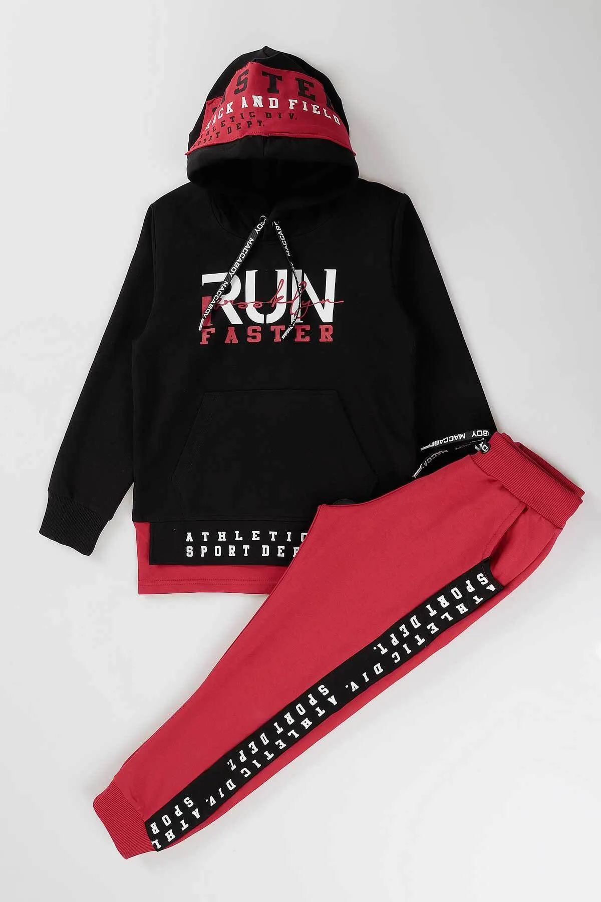 AHENGİM  Kinder Ak15025 Run bedruckter Herrenanzug