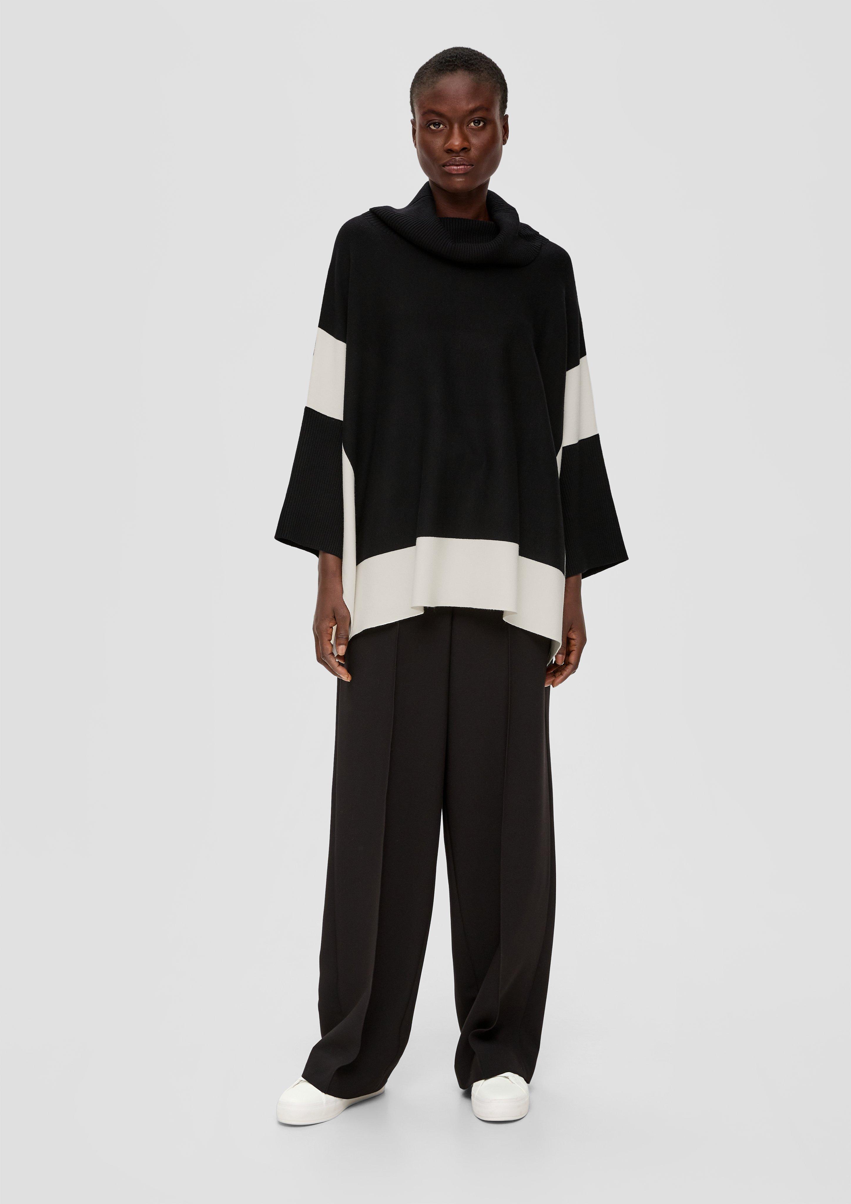 Poncho mit Viskose  2138285-99X6