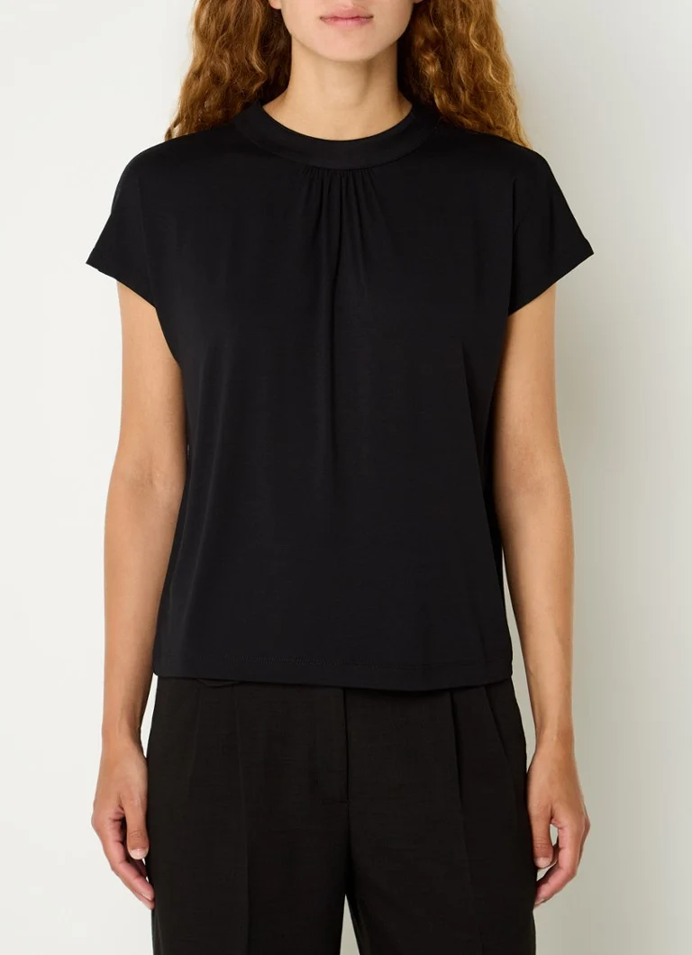 OPUS Sizorello tunic with pleat detail