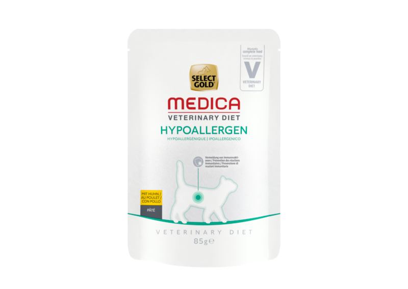SELECT GOLD Nassfutter SELECT GOLD Medica Hypoallergen 24x85g Huhn