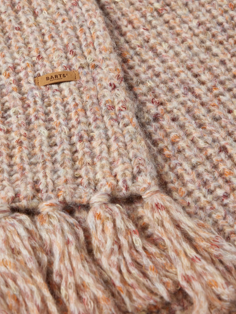 Schal mit Strukturmuster Modell 'Joye' in beige