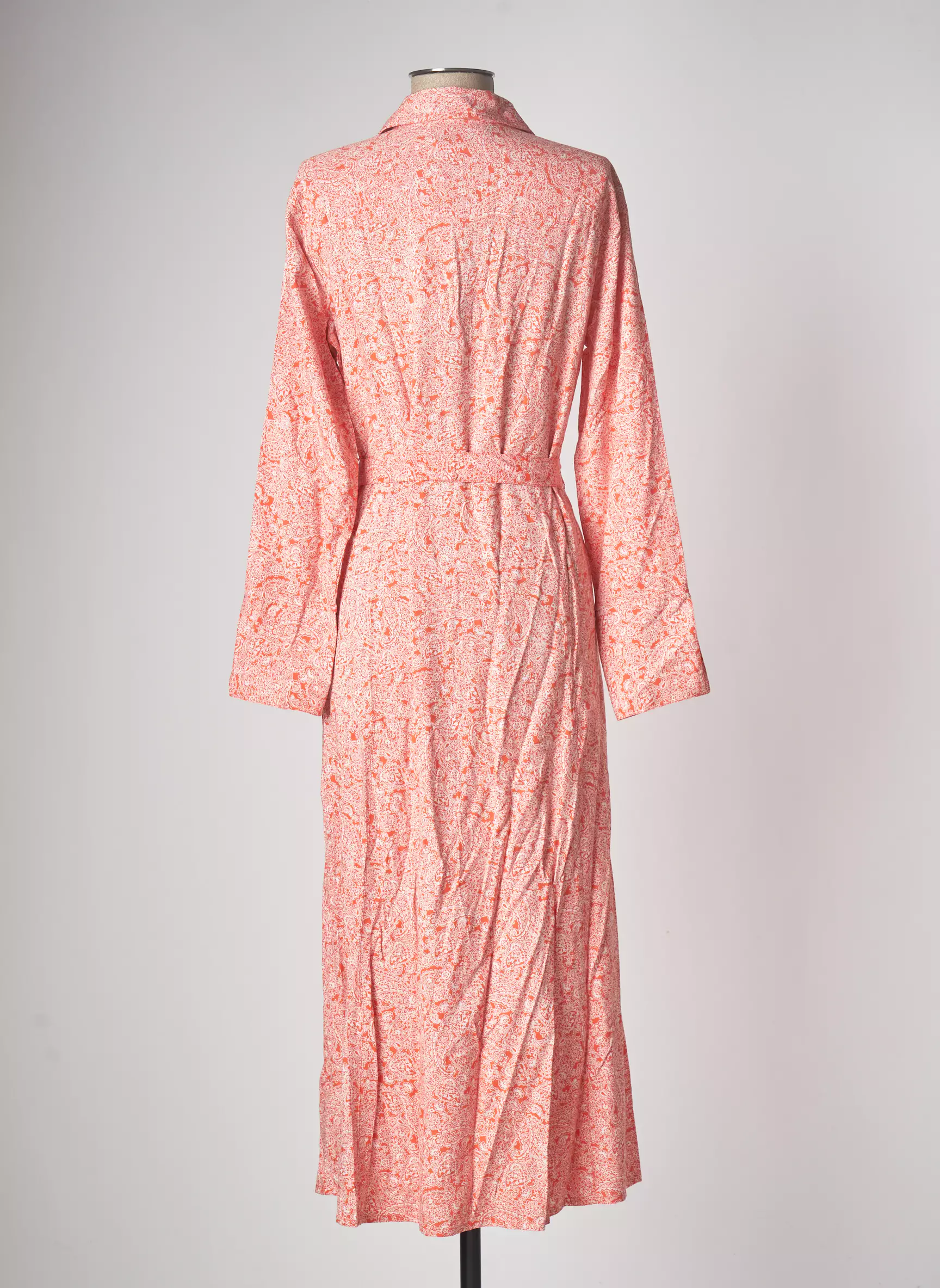 Cream Robes Longues Femme couleur orange