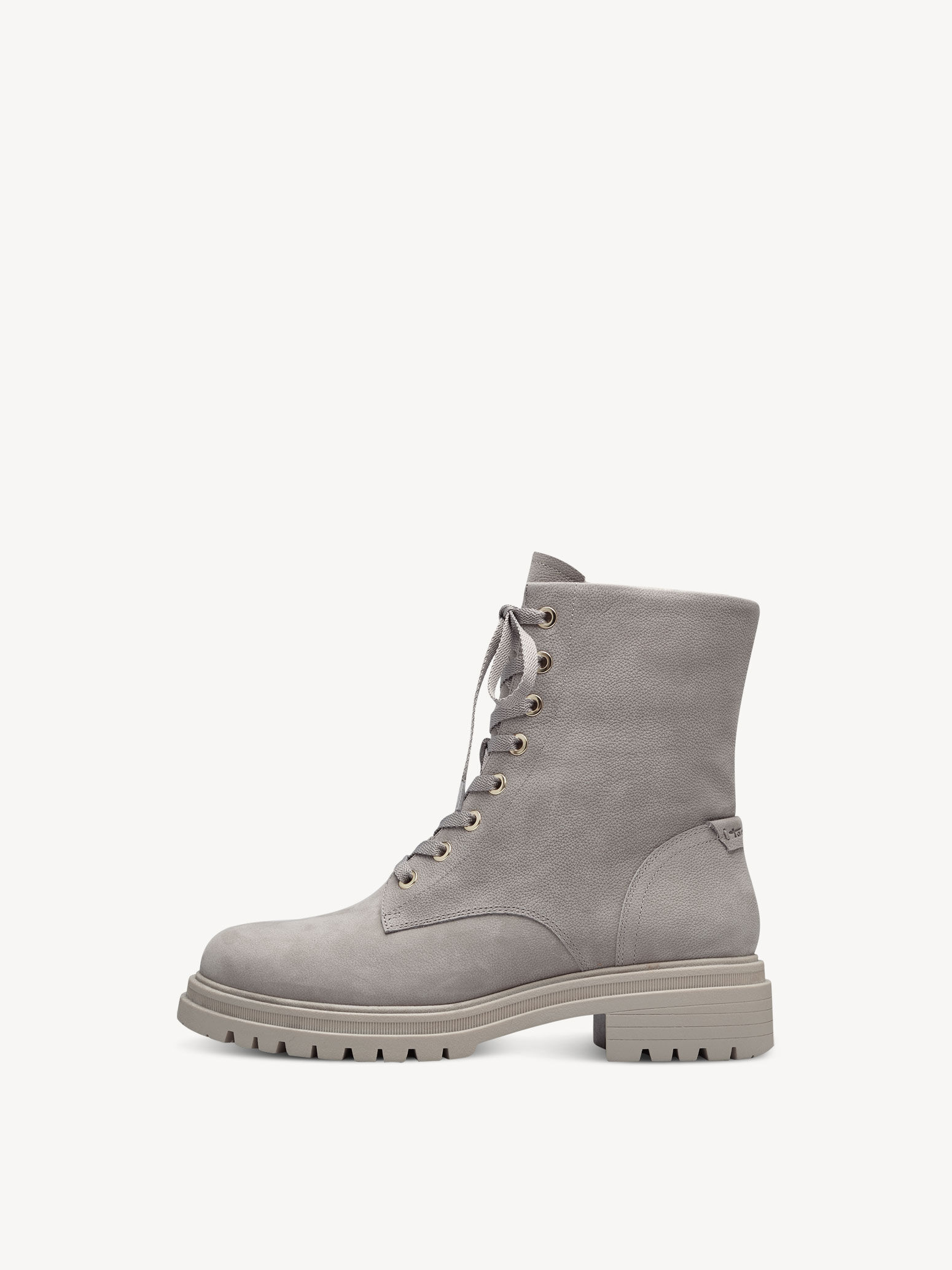 Bottine en cuir - beige doublure chaude