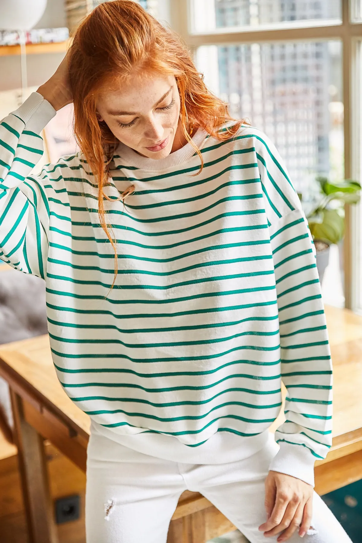 Olalook  Sweatshirt - Mehrfarbig - Oversized