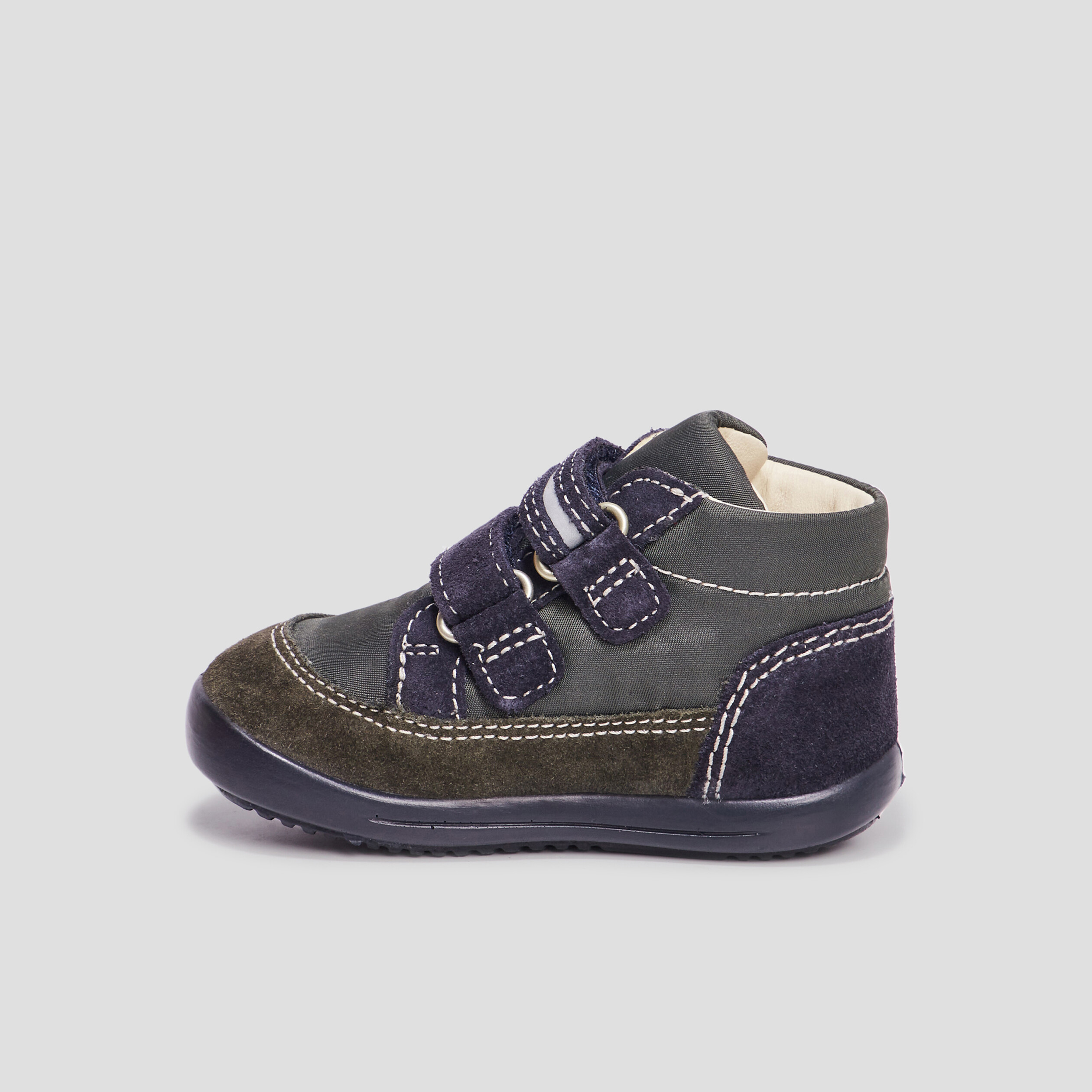 Bottillons en cuir Kickers Kikood vert bébé garçon | La Halle