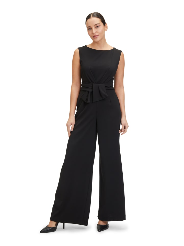 Vera Mont Jumpsuit mit weitem Bein in Schwarz günstig kaufen
