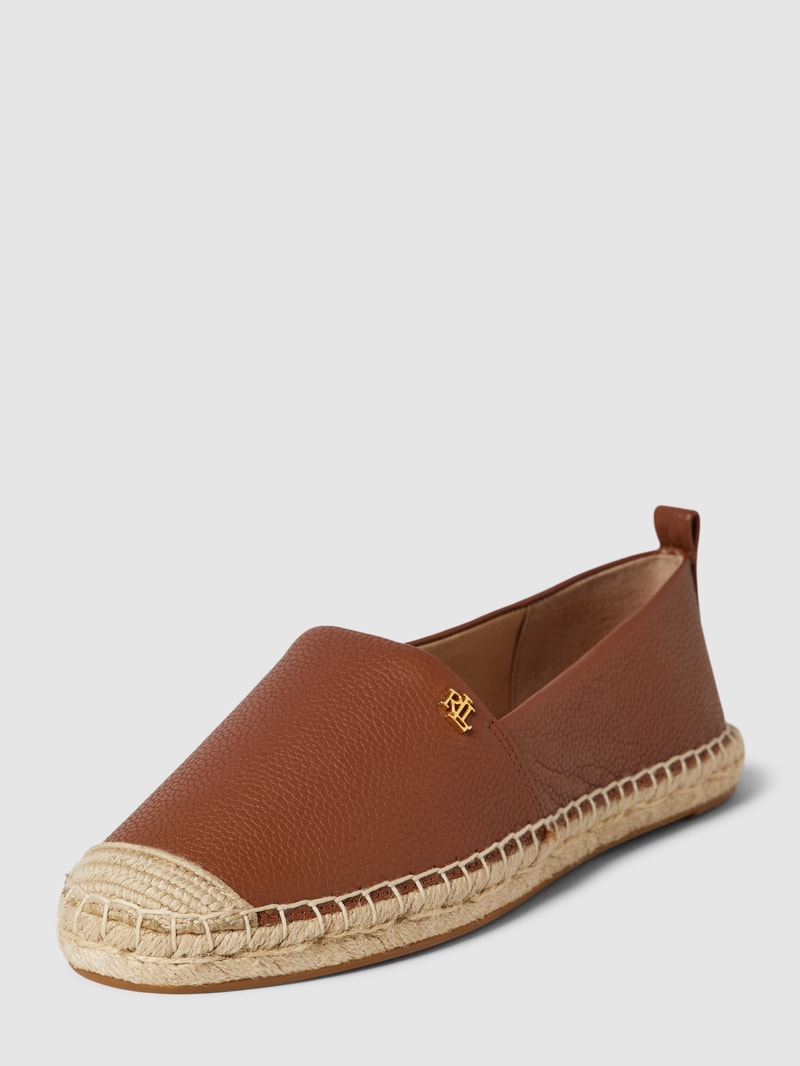 Espadrilles mit Label-Details Modell 'CAMERYN' in camel