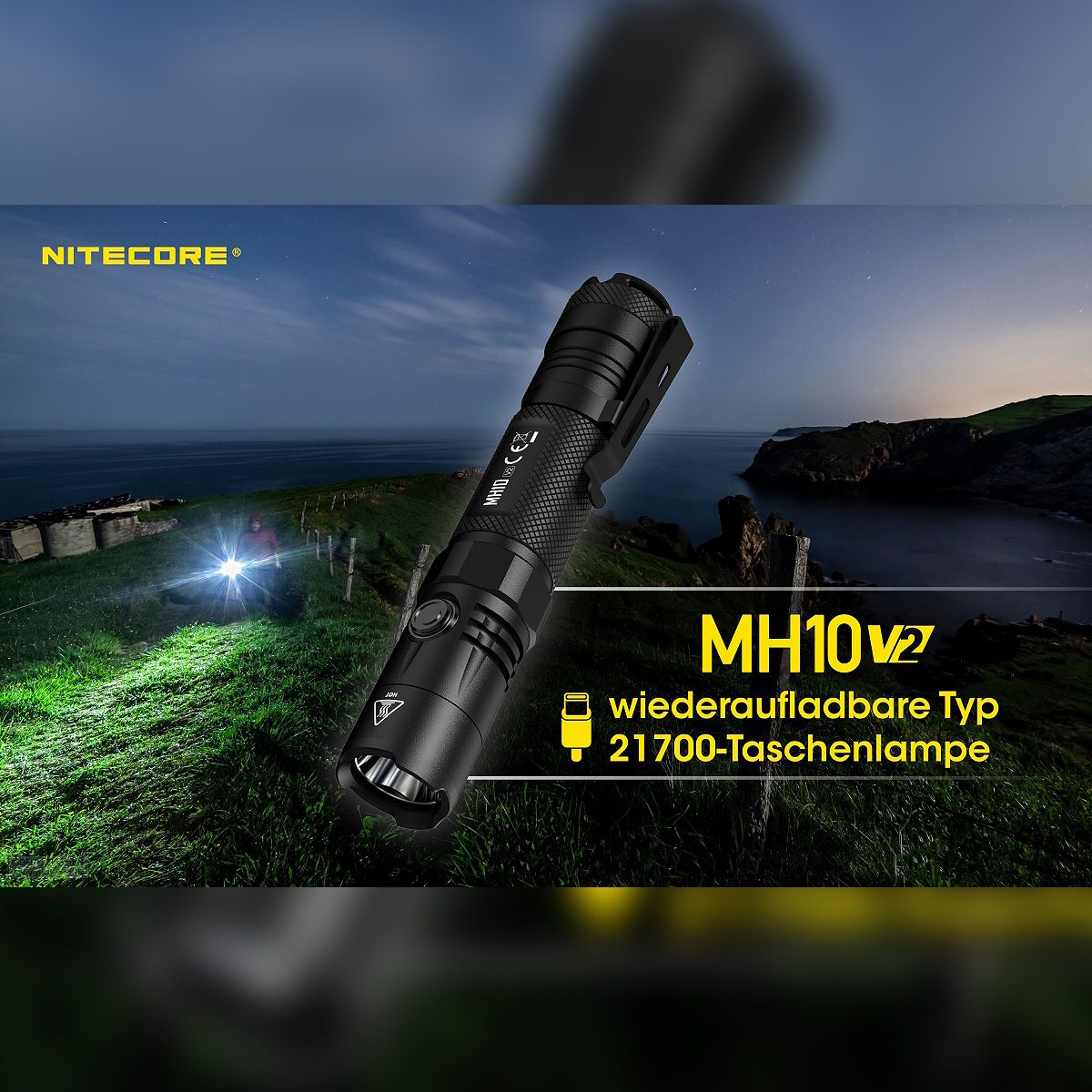 LED Taschenlampe MH10S