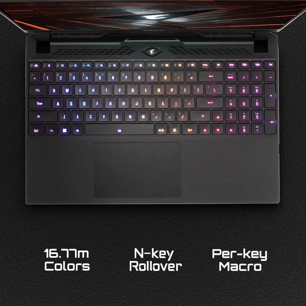 Gigabyte AORUS 15 Gaming-Notebook (39,6 cm/15,6 Zoll, Intel Core i5 12500H, 1000 GB SSD, Intel 12 th Gen)