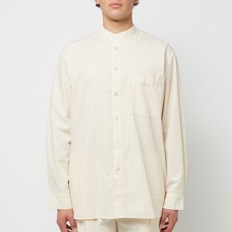 Birkenstock x Tekla Long-Sleeved Shirt wheat stripes