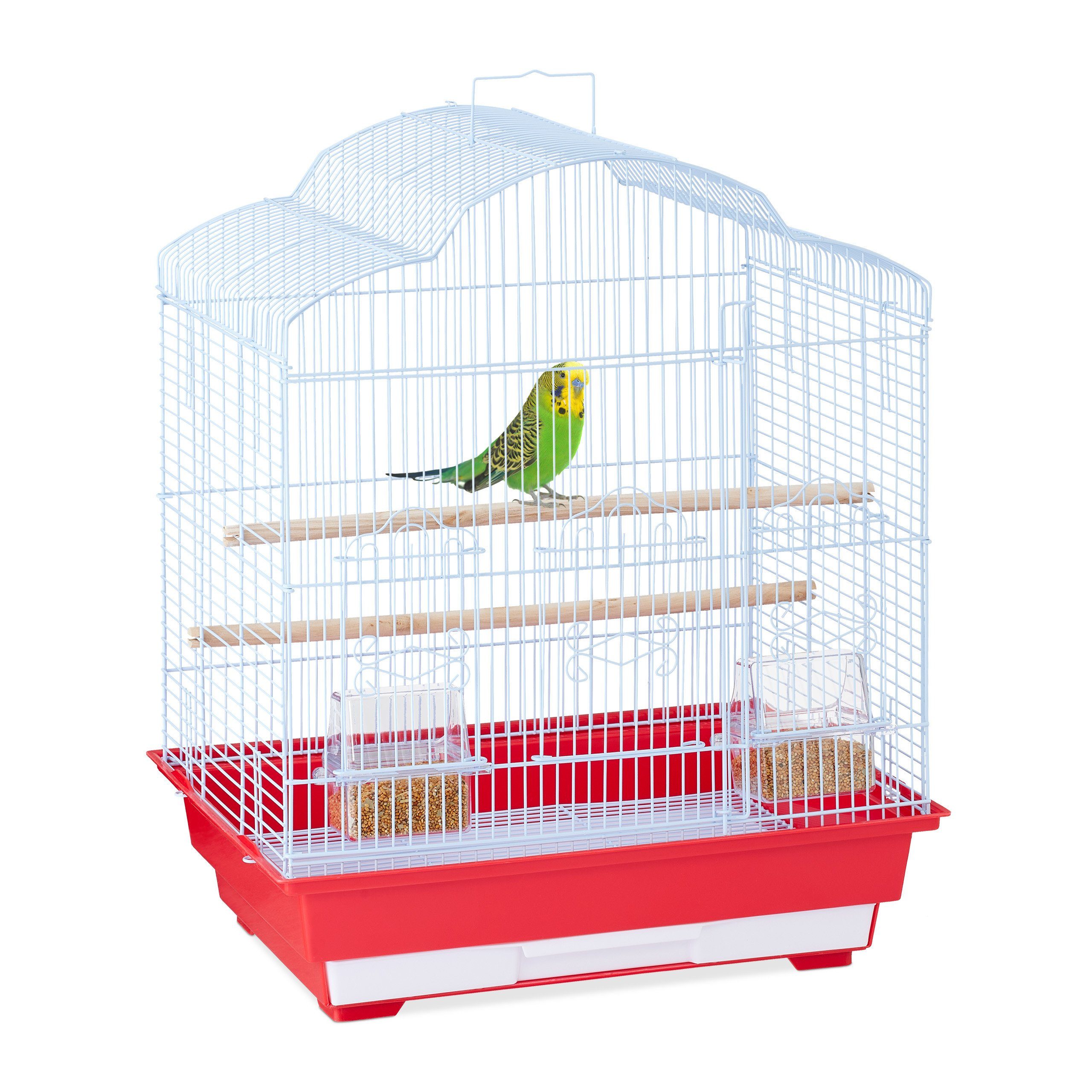 relaxdays Vogelkäfig Dekorativer Vogelkäfig