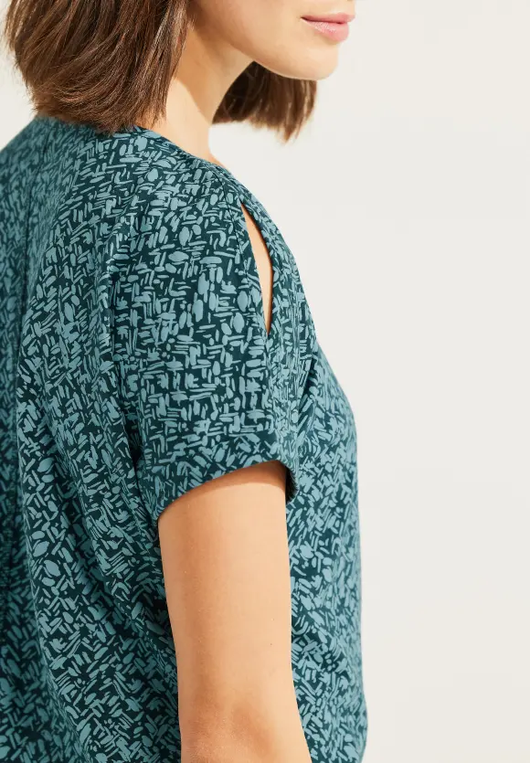 CECIL Shirt mit Minimalmuster
