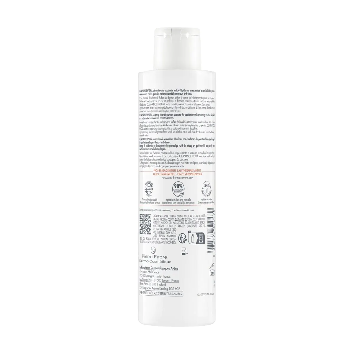 Avène Cleanance Hydra Rensecreme