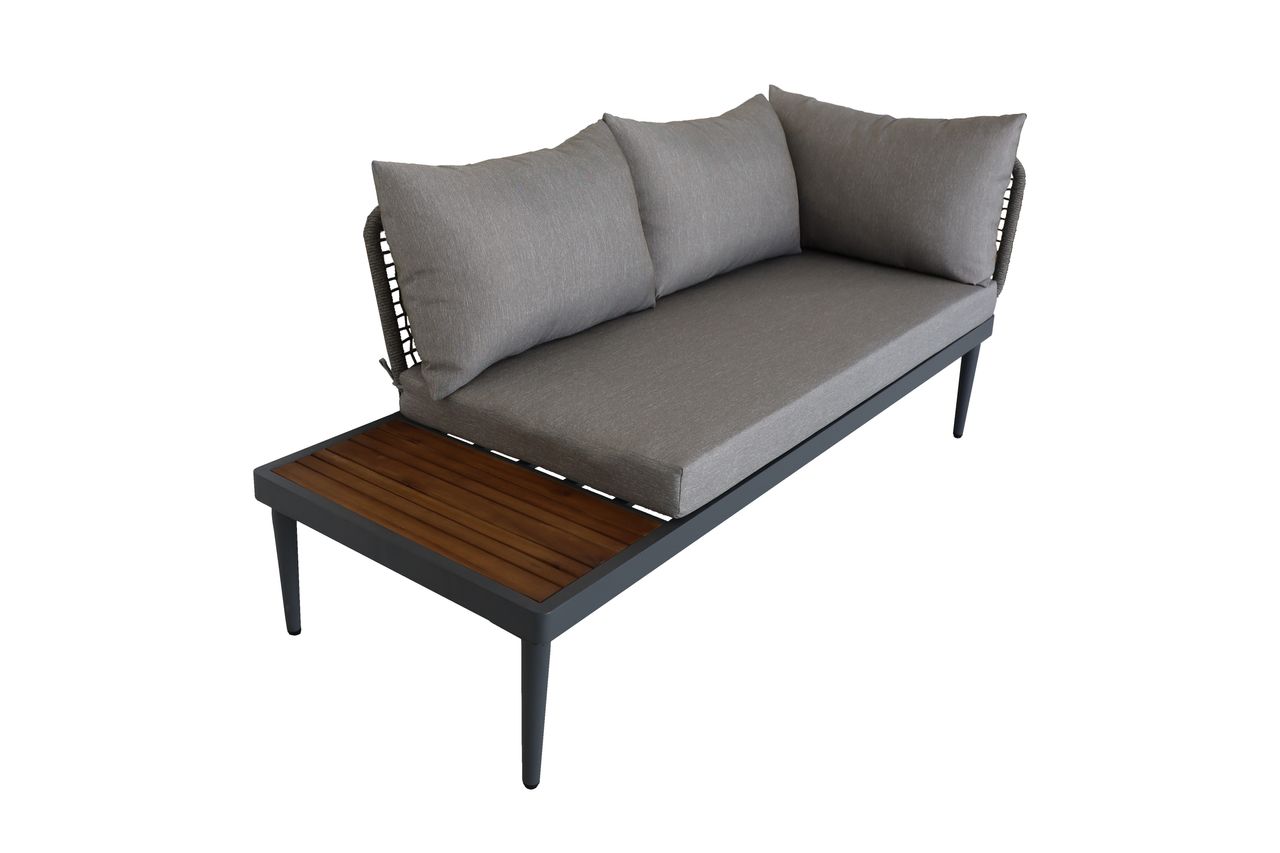 HC Garten & Freizeit 11tlg. Ecklounge mit Tisch aus FSC-zertifiziertem Akazienholz