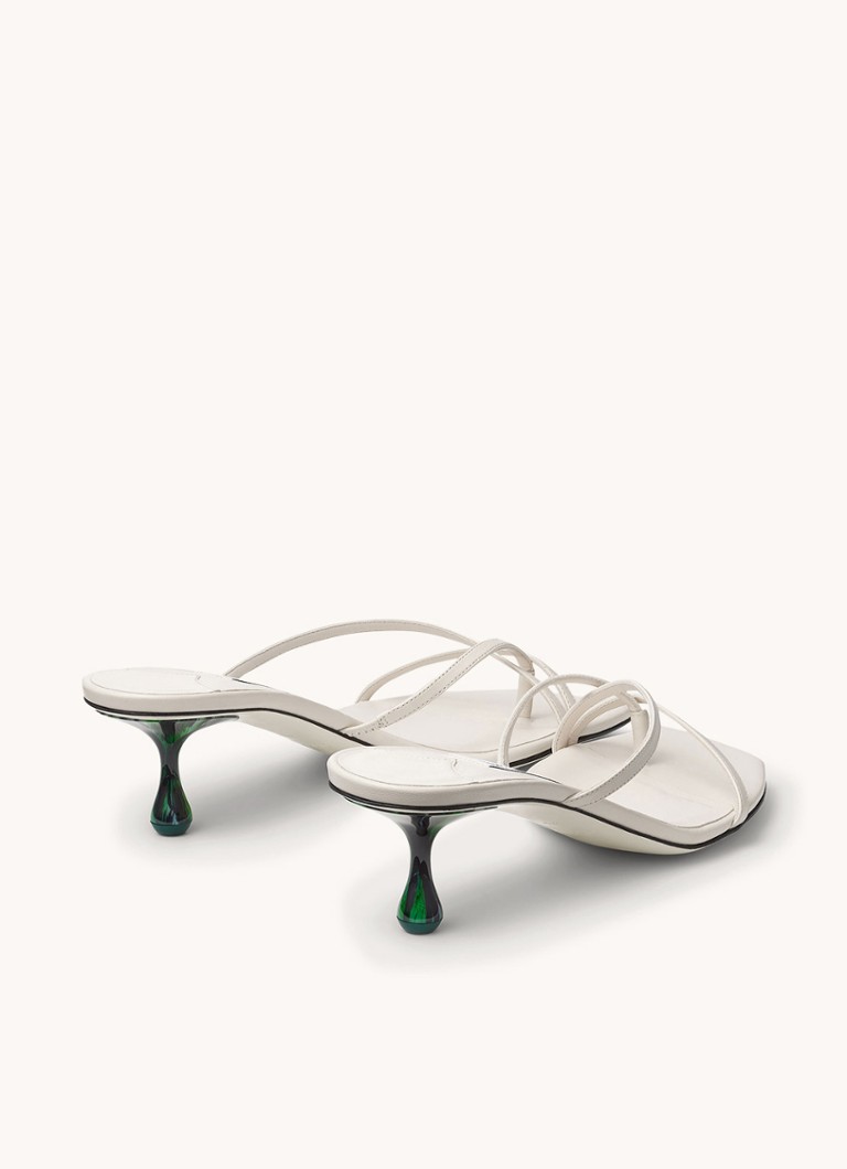 Sandale Jimmy Choo Etana 50 din piele de miel.