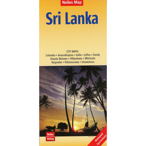 Nelles Map Sri Lanka Polyart-Ausgabe 1:500.000 - Karte