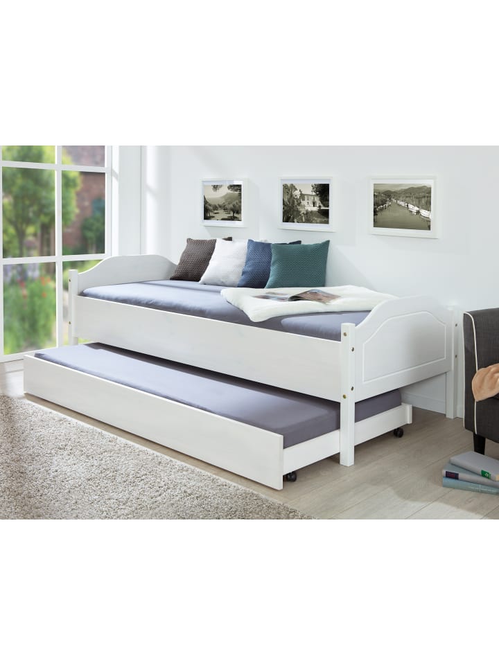 ebuy24 Bettschublade Umcki Weiß 199 x 94 cm günstig kaufen onesize