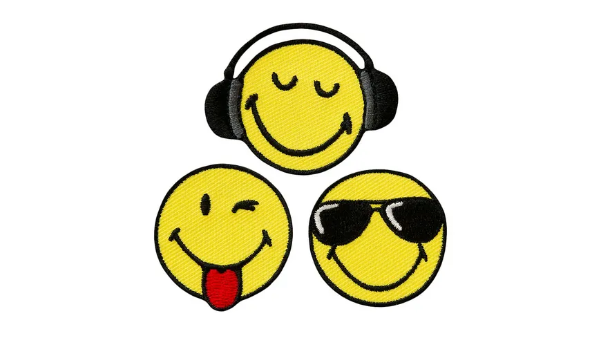 Mono Quick Bügelmotiv Smiley© Cool