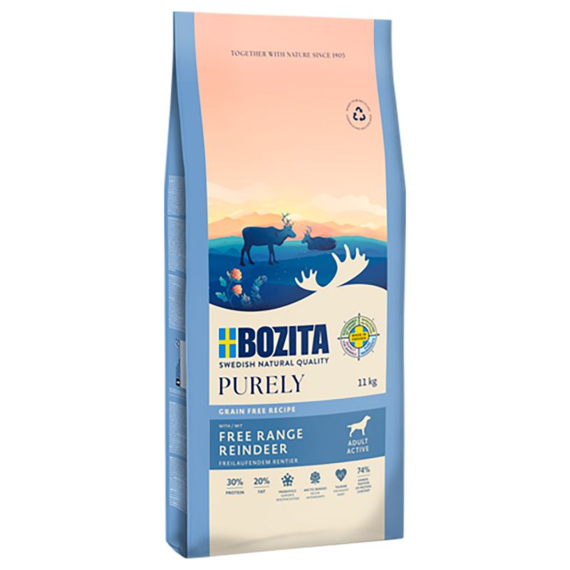 Bozita Dog Purely Adult Active Grain Free Rentier