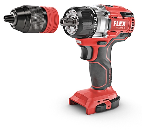 Perceuse sans fil Flex-tools 491225 DD 2G 18.0-EC C 18 V (batteries et chargeur non inclus)