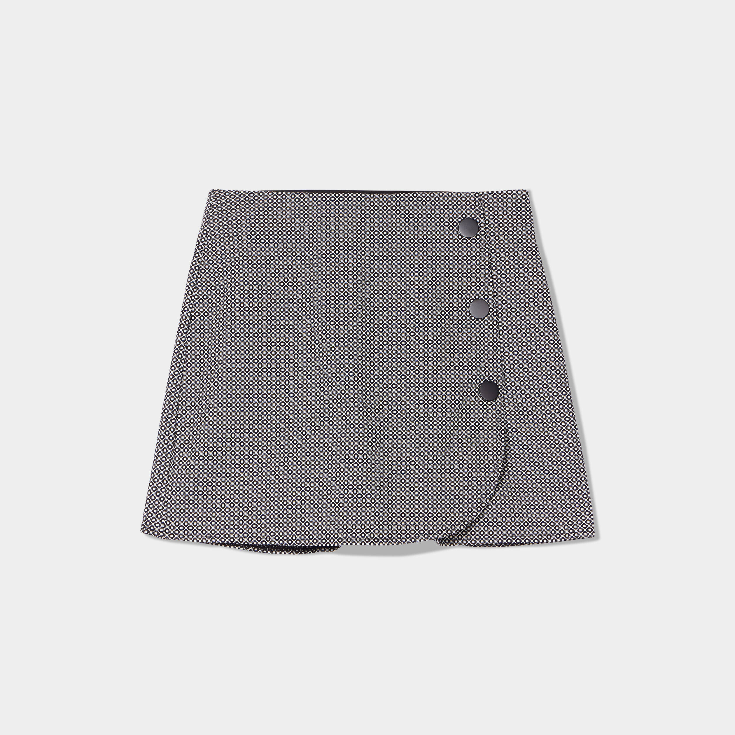 Jupe portefeuille noir femme | Cache Cache