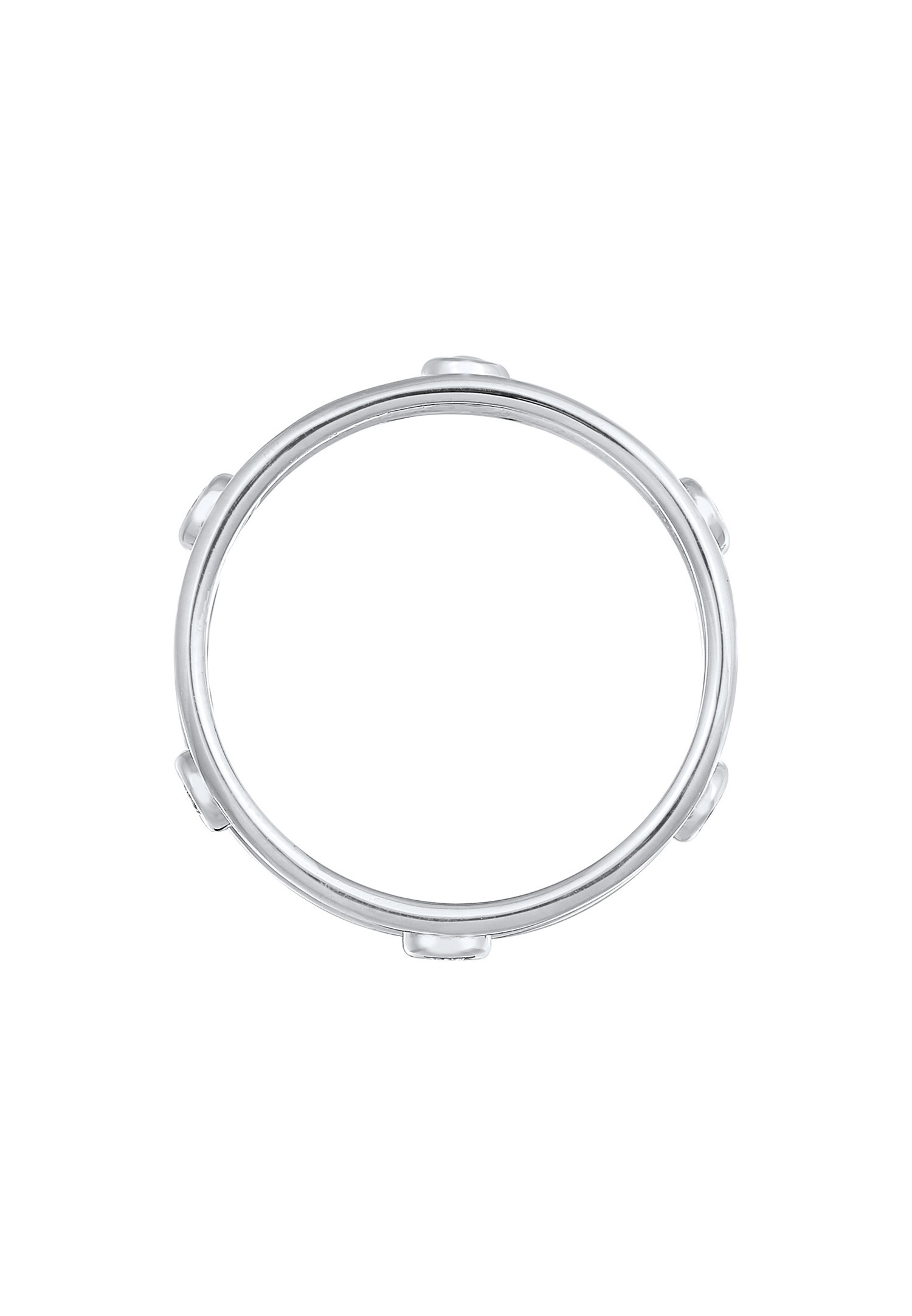 Elli Damen-Doppel-Glamourös-Elegant-Ohrring mit 925er Sterlingsilber und Kristallen