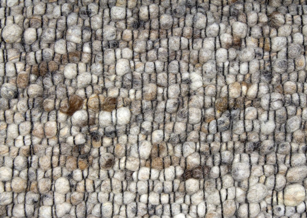 Handwebteppich Manufakt Taupe 60 x 90 cm